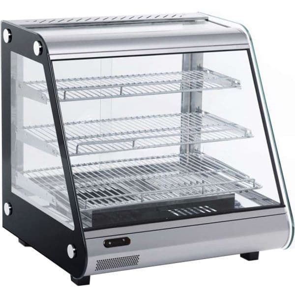 Витрина тепловая настольная ENIGMA RTR-130L-1+2*BLACK SIDE G