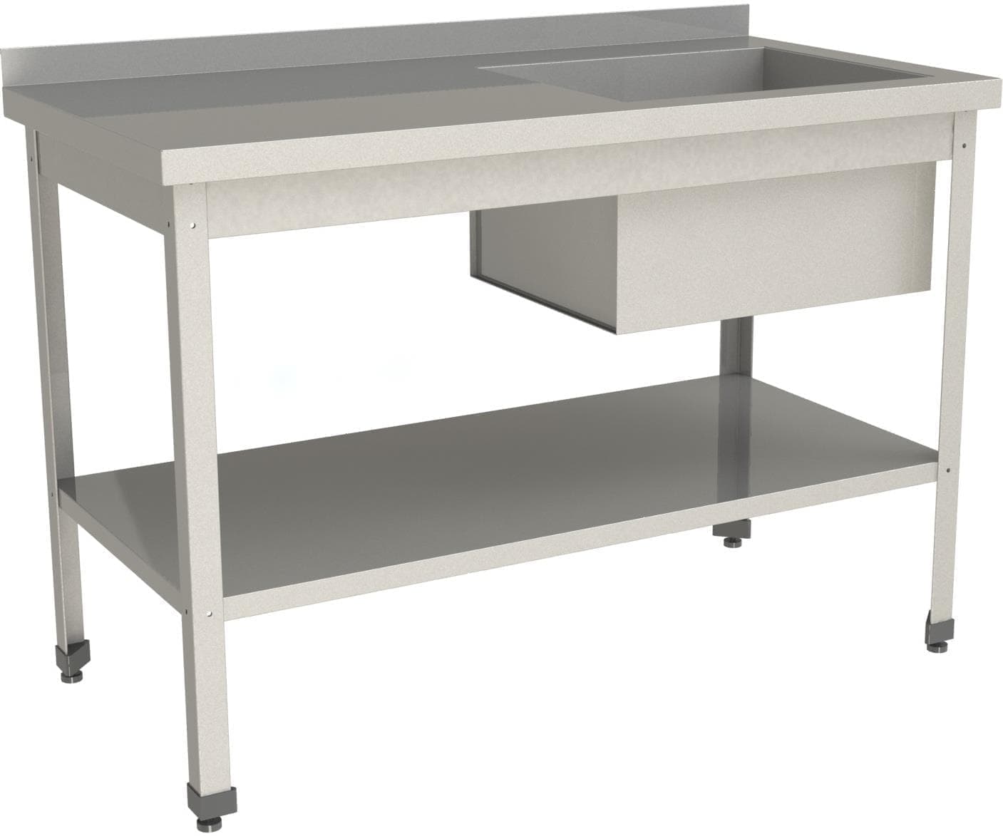 Стол с моечной ванной Restoinox ВМСР/1-14/6-БПП-ЭЦ