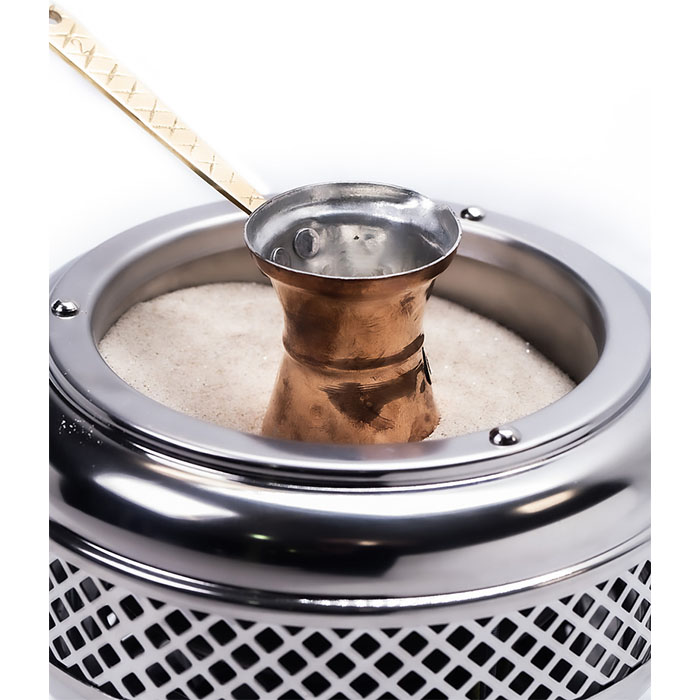 Аппарат кофе на песке Johny AK/8-5 хром