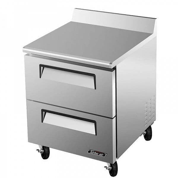 Стол морозильный Turbo Air CMWF-28L-2D-2 с ящиками и бортом