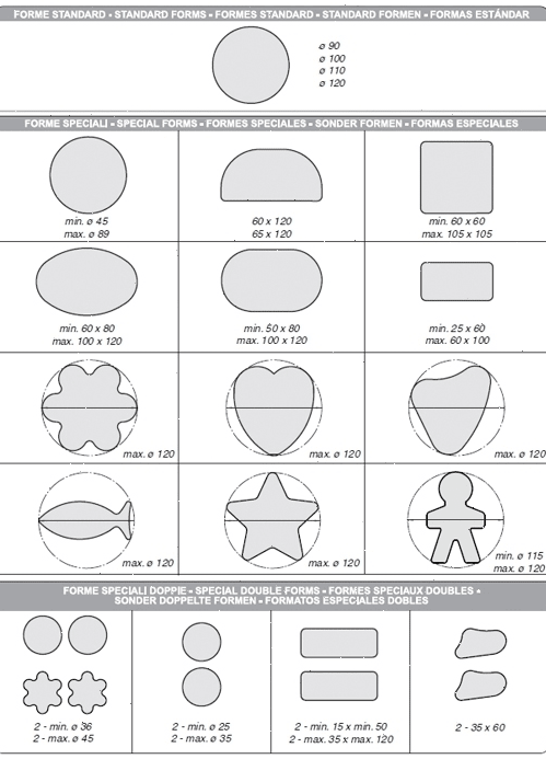 Барабан формующий La Minerva 40*2 мм, звезда