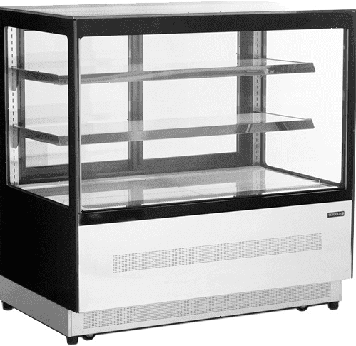 Витрина кондитерская Tefcold LPD1200F/Black черная/нерж