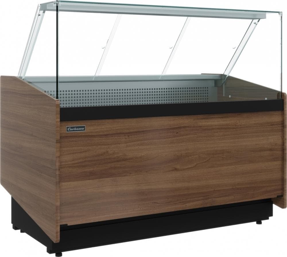 Витрина кондитерская Carboma KC80 SM 1,0-1 Тёмный дуб 1008