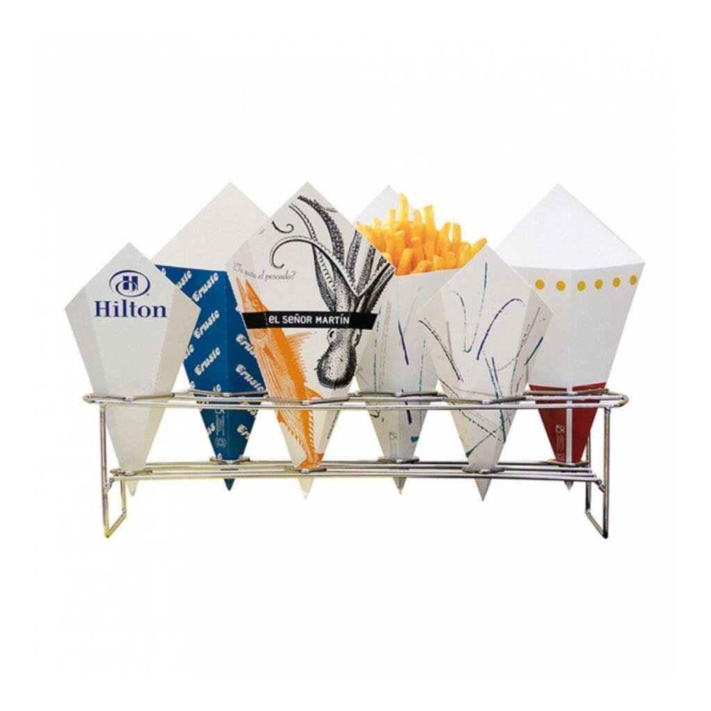 Подставка для 6 конусов/кульков 45х14х10,8 см, нерж Garcia De Pou | 167.95