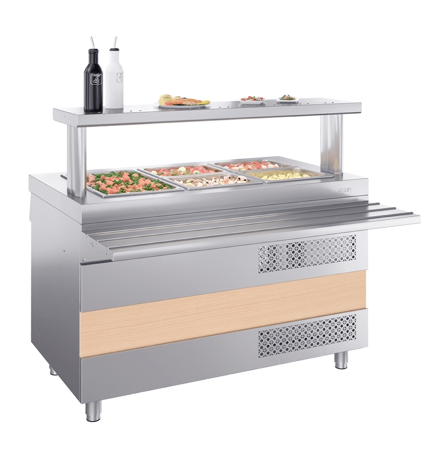 Стол охлаждаемый Atesy Ривьера ОС-1200-02-О без полок