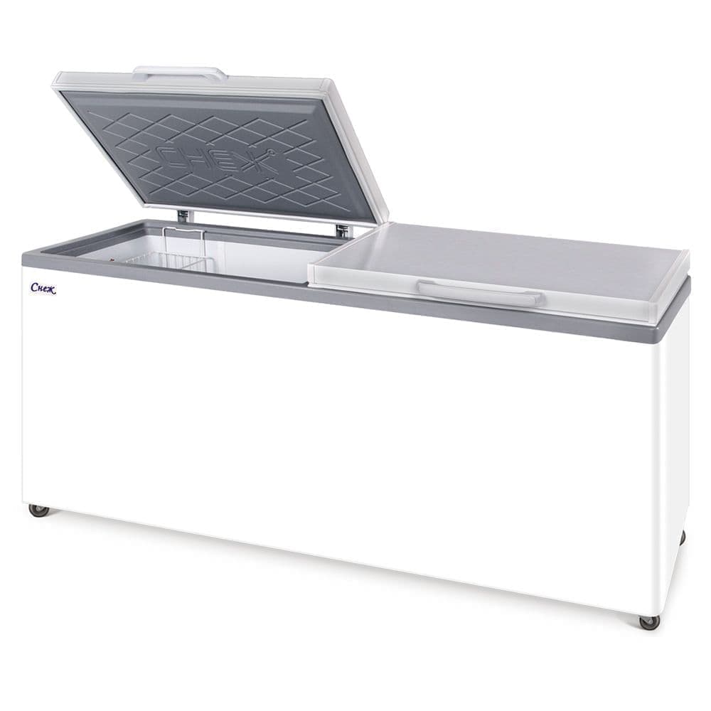 Ларь морозильный Снеж МЛК-800 нержавеющая крышка, серый