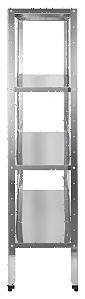 Стеллаж кухонный Luxstahl СР-1800x600x500/4 нерж