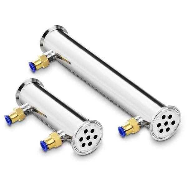 Дефлегматор трубчатый 7 трубок 10 мм, (h=200 мм), 2 дюйма