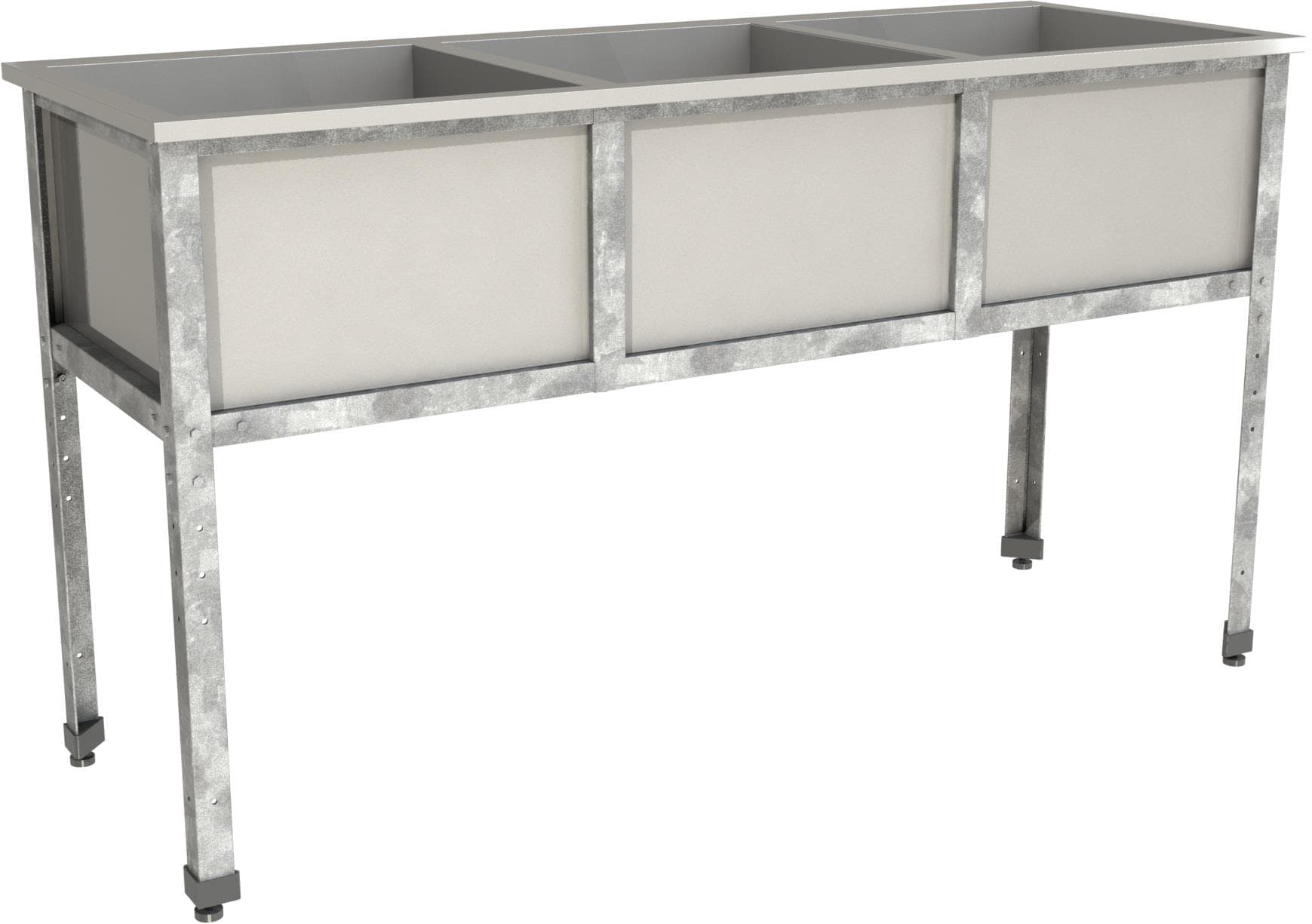 Ванна моечная треххсекционная Restoinox ВМС-3/4-ЭК