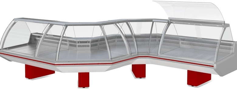 Витрина холодильная Марихолодмаш Парабель ВХСн-1,25 (без агрегата)