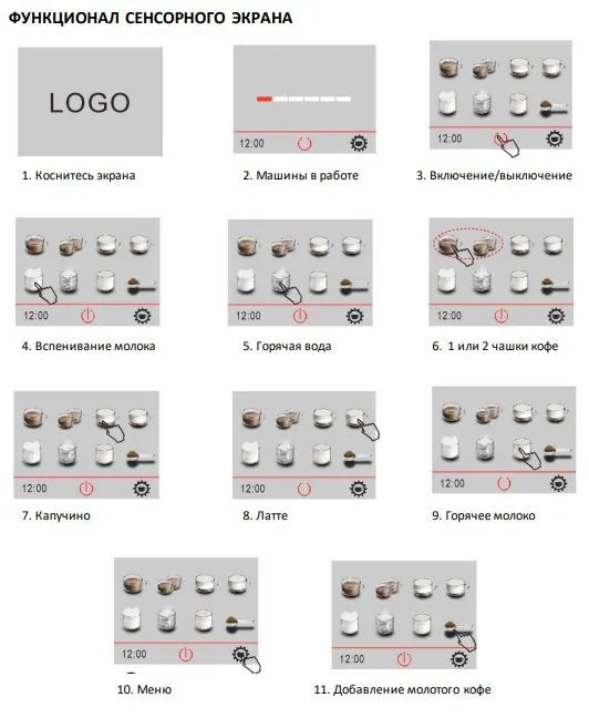 Кофемашина Hurakan HKN-ME717