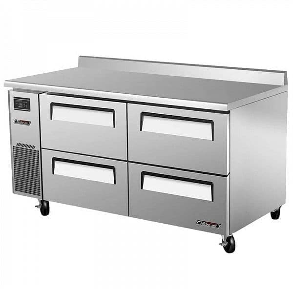 Стол холодильный Turbo Air KWR15-2D-4-750 с ящиками и бортом