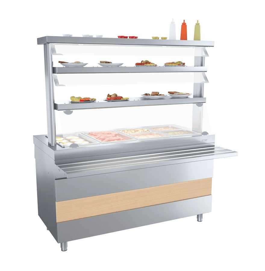 Мармит для вторых блюд Atesy Ривьера М2-1500-02-ПО без полок