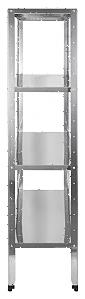 Стеллаж кухонный Luxstahl СР-1800x800x600/4 нерж