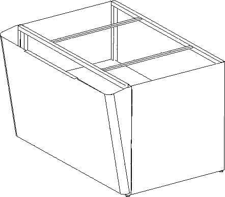 Подставка для витрин Carboma A87 N 1,0-10 (1,0) 9006