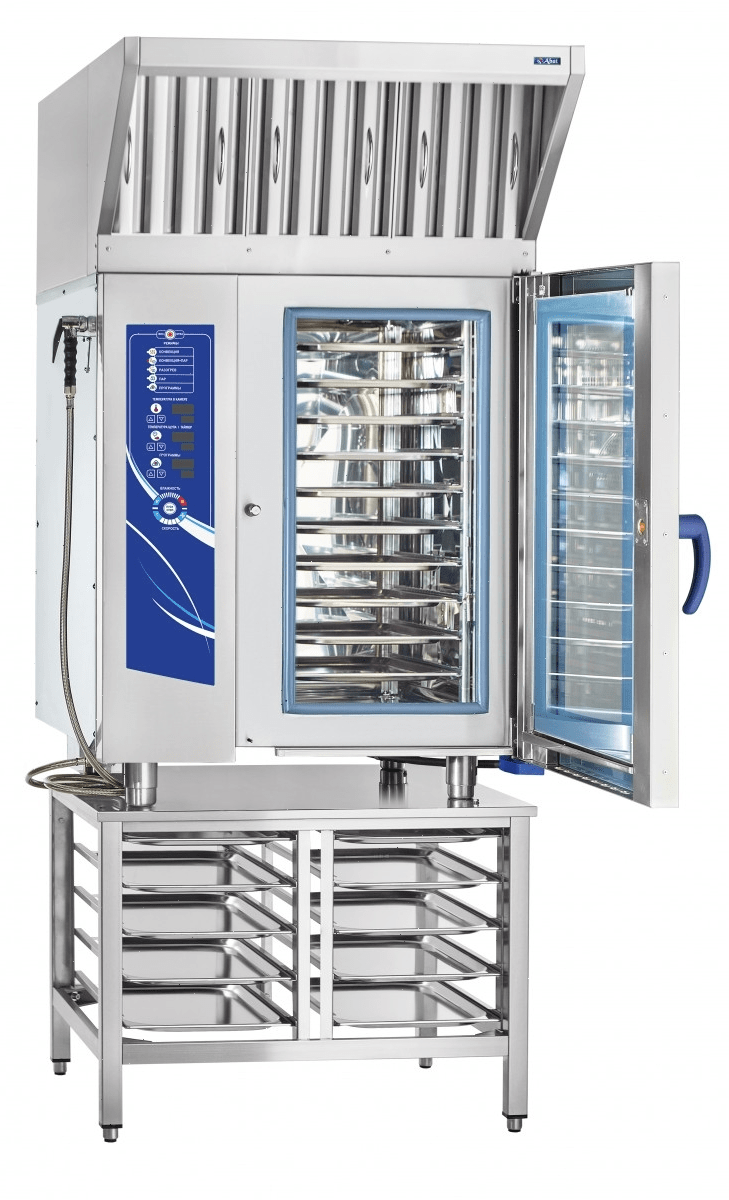 Пароконвектомат Abat ПКА 10-1/1ПМ2 лицо нерж. (11000035572)