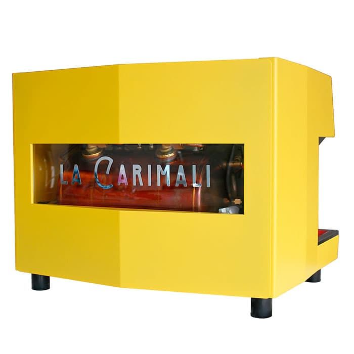 Кофемашина рожковая Carimali Nimble NI-E02-H-02 YELLOW 2 гр, высокие, автомат, желтый, с подсветкой