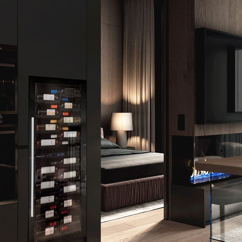 Шкаф винный Dunavox DX-104.375DB