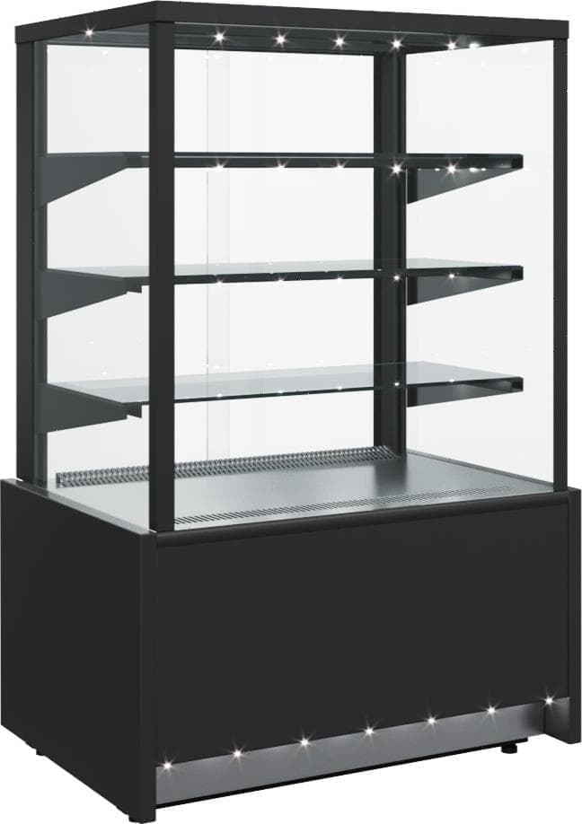 Витрина кондитерская Carboma KC70 VM 0,6-1 (ВХСв-0,6д Cube Техно) 9006-9005