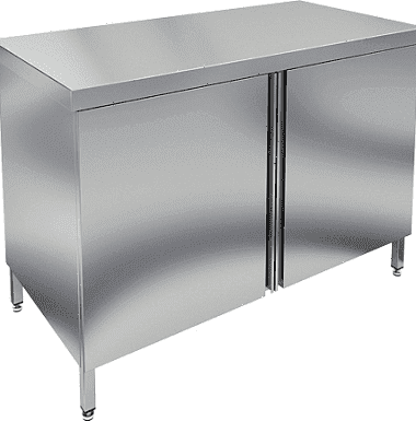 Стол-тумба с распашными дверями Hessen СТРО 6/6 (нерж)