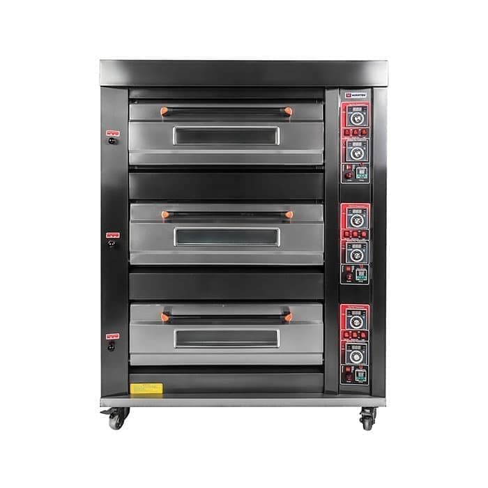 Печь подовая Miratek BK-36G ГАЗ с пароувлажнением на все ярусы