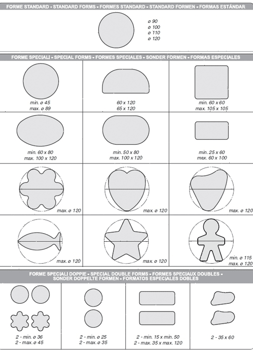 Барабан формующий La Minerva d 98 мм, круг