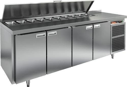 Стол холодильный (саладетта) Hicold SL1‑1111GN с крышкой