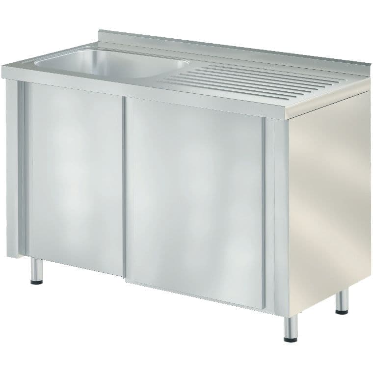 Стол с моечной ванной Atesy СТМ-1/1200/600 купе (ванна слева)