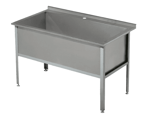 Ванна моечная Atesy ВМ-1/530/1210 с бортом Алента