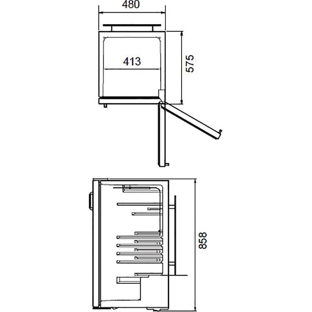 Шкаф холодильный (минибар) Turbo Air FRS-140R