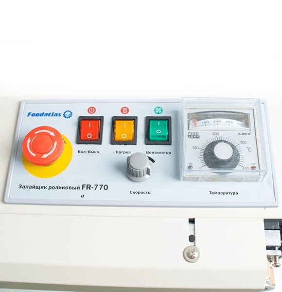 Запайщик роликовый Foodatlas FR-770 (горизонтальный) Pro