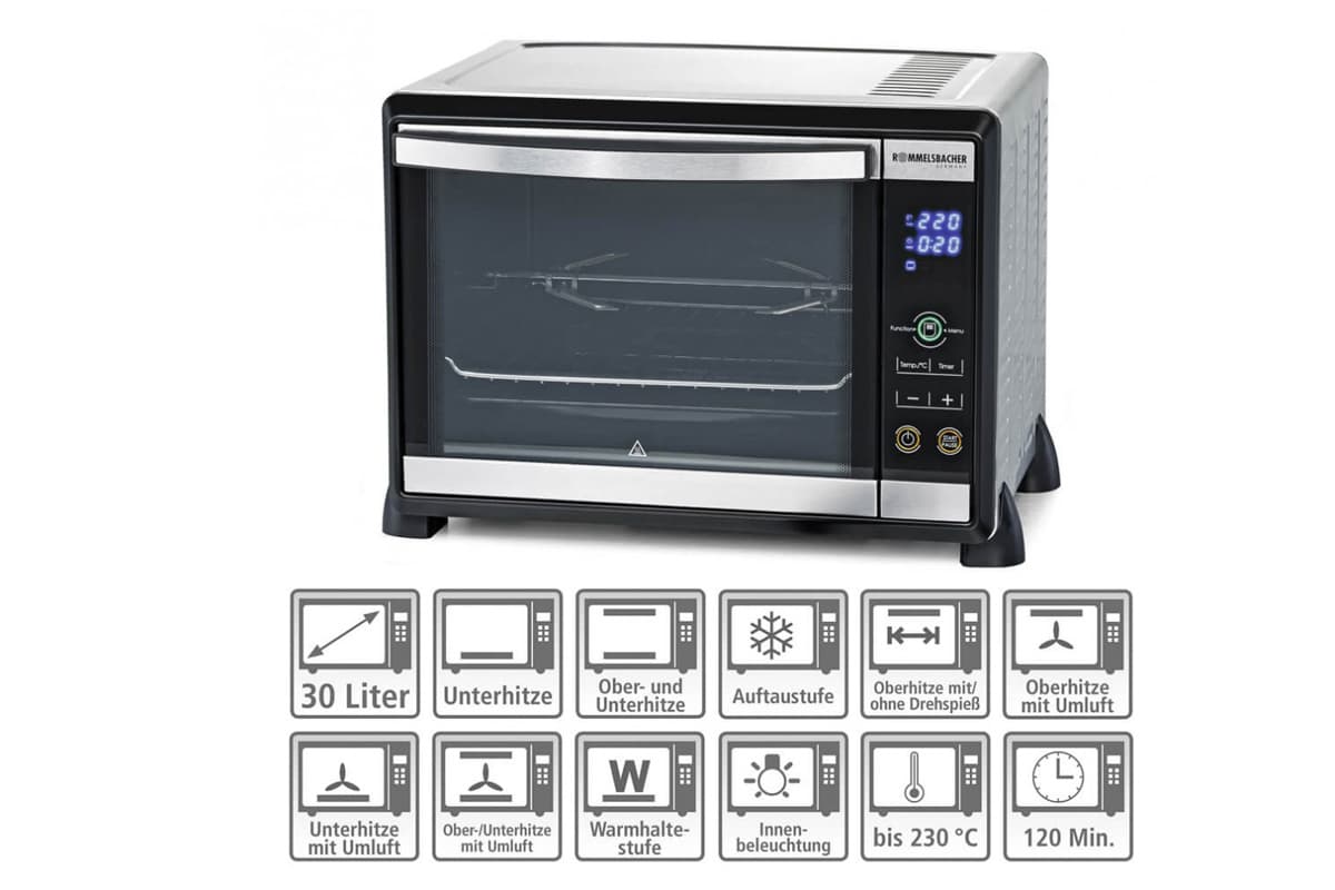 Печь конвекционная Rommelsbacher BGE 1580/E