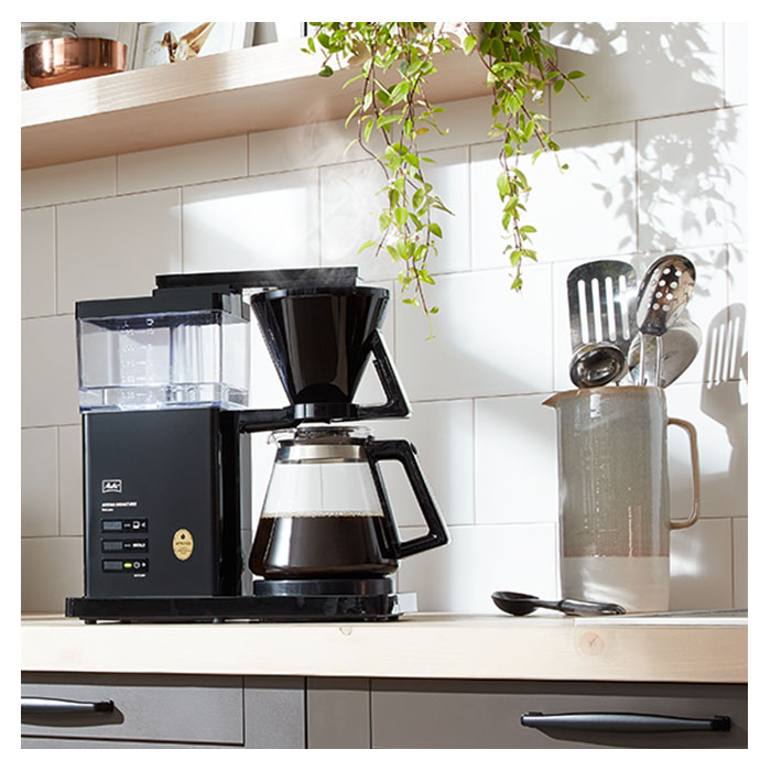 Кофеварка капельная Melitta Aroma Signature DeLuxe черная сталь