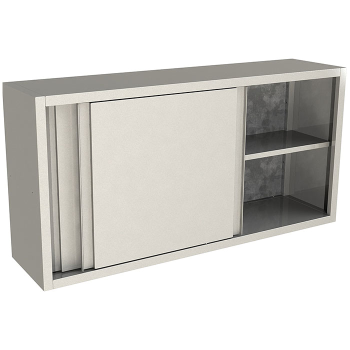 Полка навесная закрытая купе Restoinox ПНК-Т-8/4