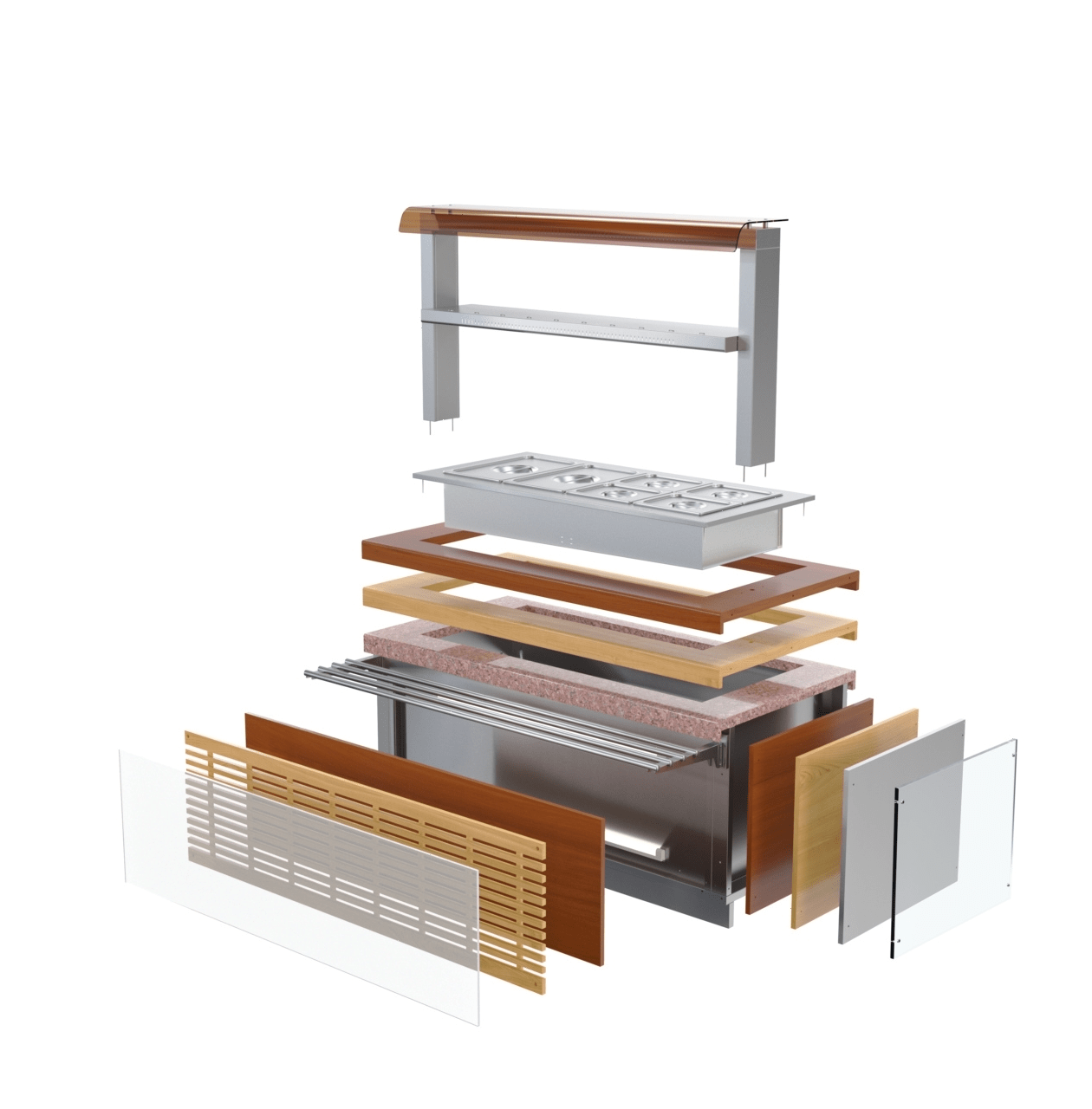 Мармит для вторых блюд Atesy Регата М2-1500-1840-02-П