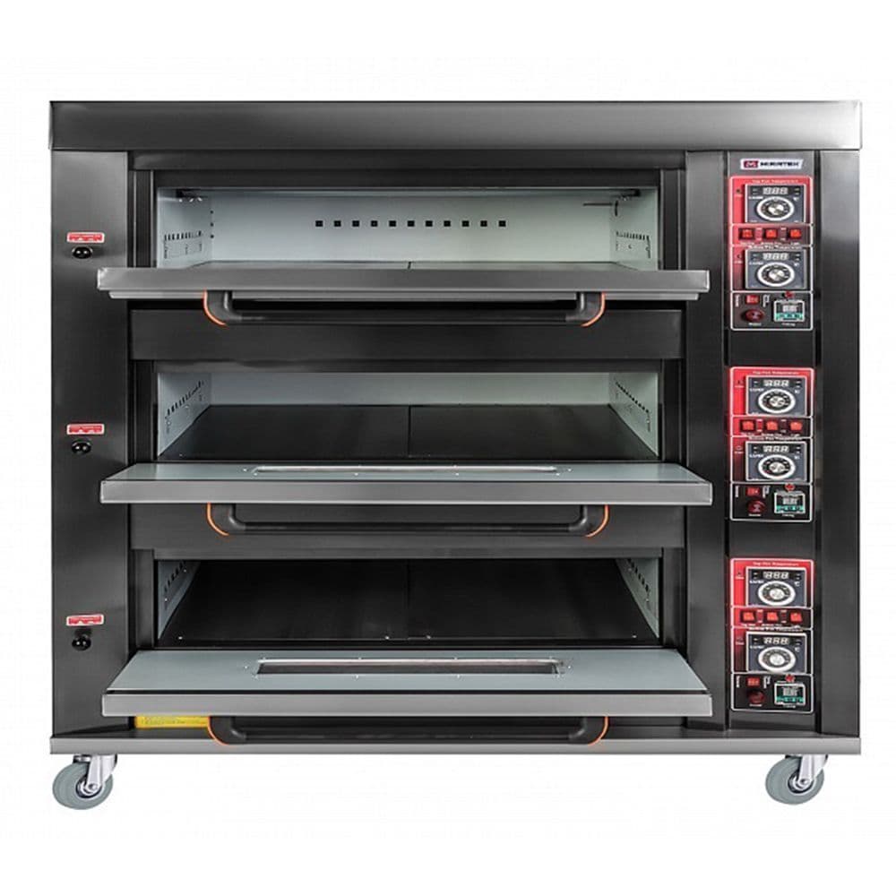 Печь подовая Miratek BK-39G ГАЗ с пароувлажнением на все ярусы