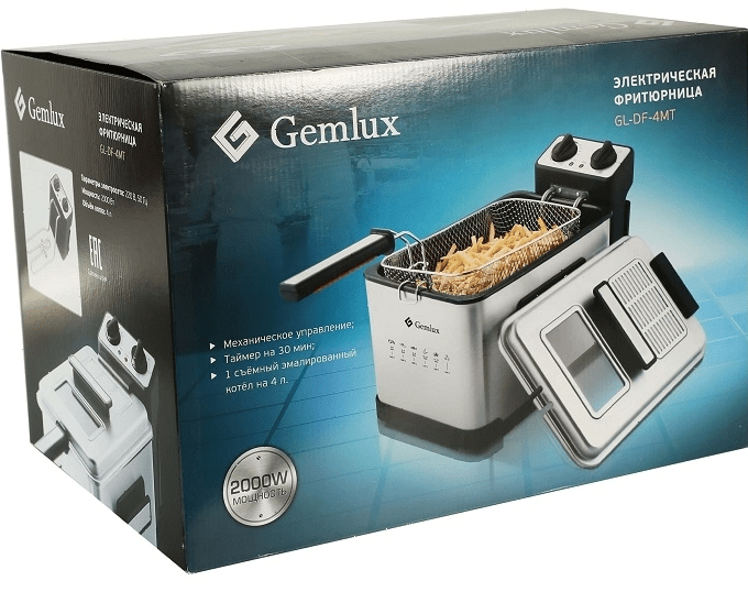 Фритюрница Gemlux GL-DF-4MT