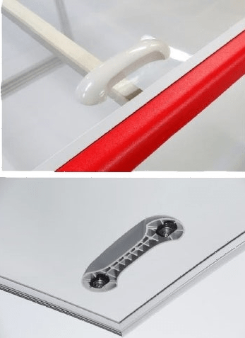 Ларь морозильный Снеж МЛГ-350 красный