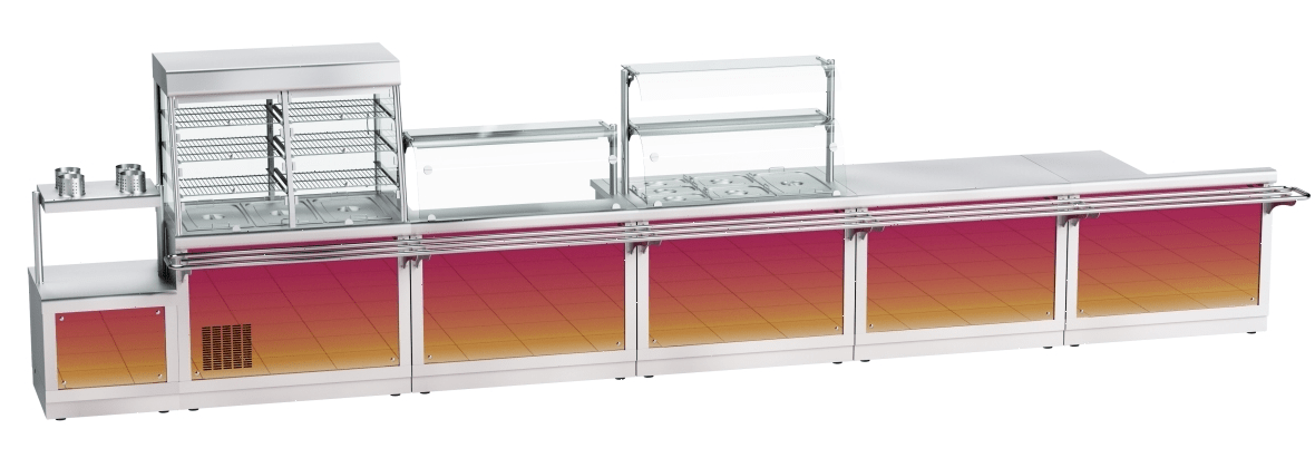 Прилавок для столовых приборов Abat ПСПХ-70Х (21000001852)