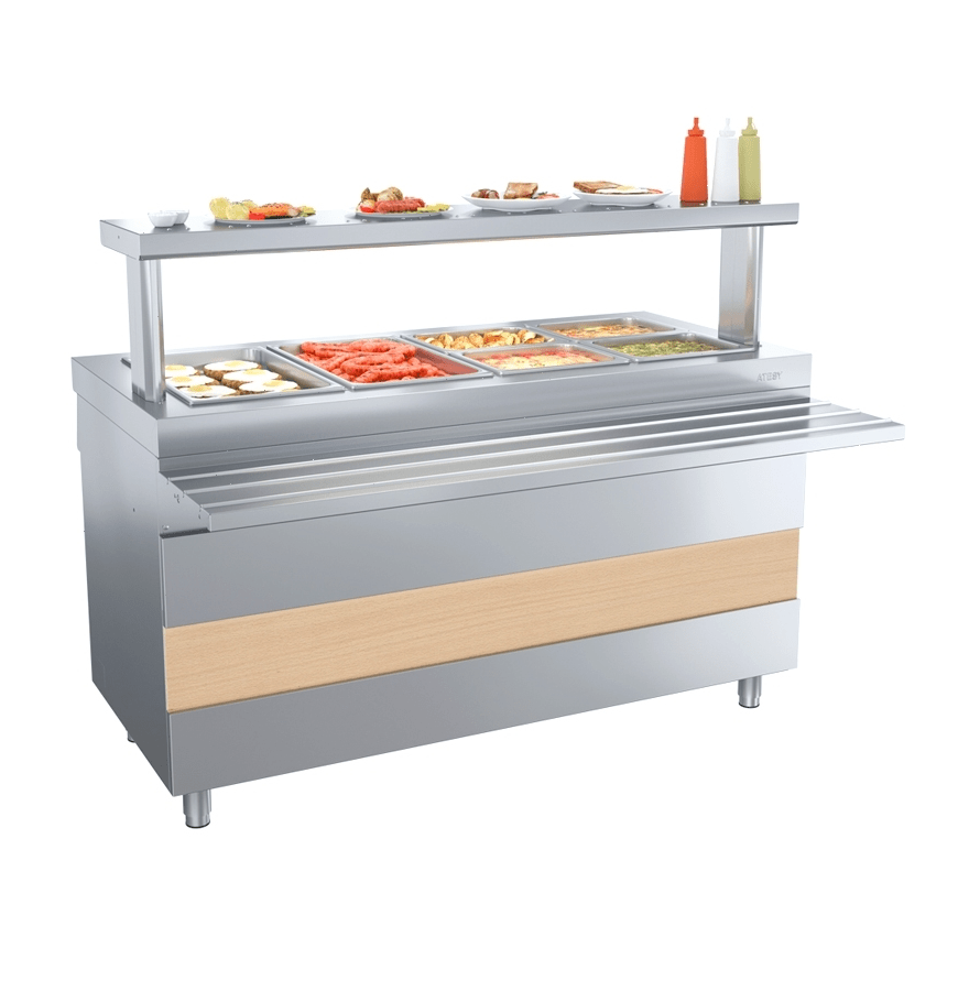 Мармит для вторых блюд Atesy Ривьера М2-1500-02-СО без полок