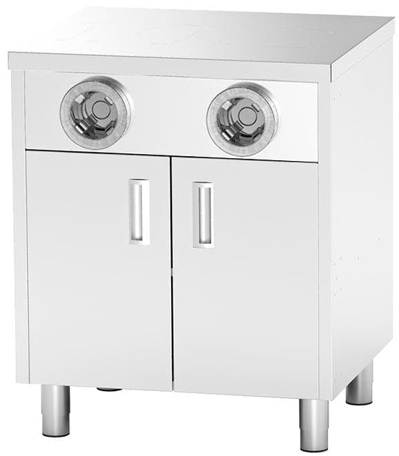 Стол-тумба с диспенсерами для стаканов Restoinox СПЗРД2-7/7-Б