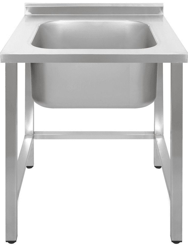 Ванна моечная Luxstahl ВМ1 6/6/8.5 (сталь 430-0,8)