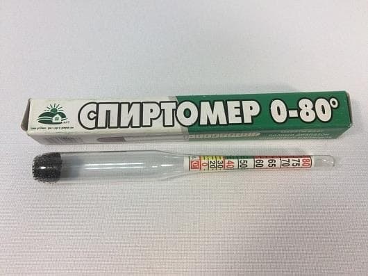 Ареометр для спирта 0-80 градусов Resto (Китай) | 1468