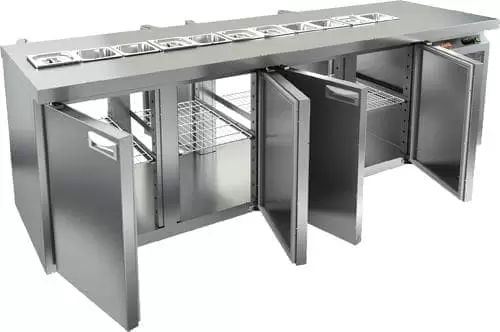 Стол холодильный (саладетта) Hicold SL2T_1111/SN (1/6)