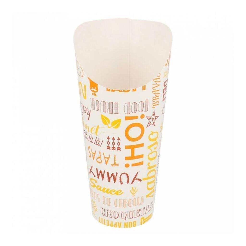 Контейнер картонный верт. для фри, снеков "PAROLE" 660 мл, d 8,5х18см 50шт Garcia De Pou | 229.60