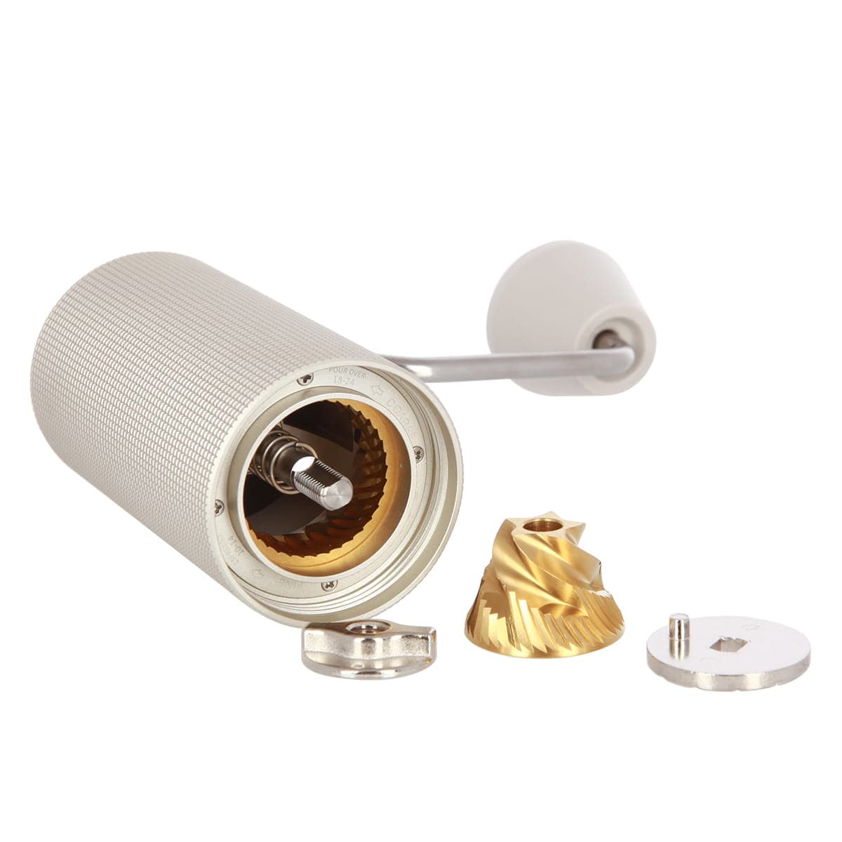 Кофемолка ручная Timemore Chestnut C2 Titanium version, золотая