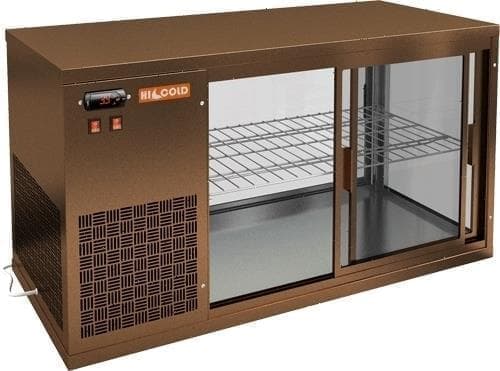 Витрина холодильная Hicold VRL 900 L Bronze
