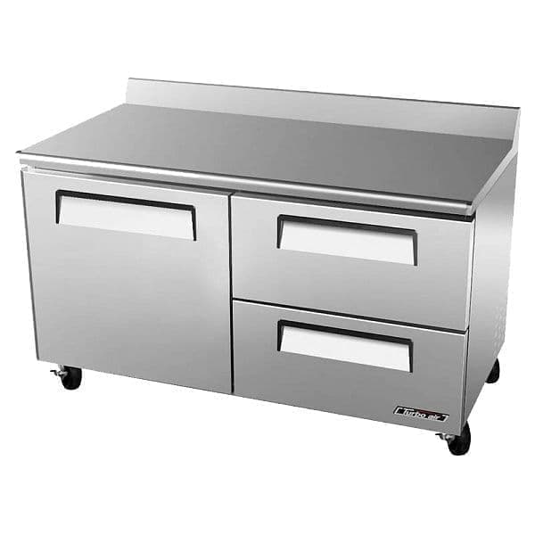 Стол холодильный Turbo Air CMWR-60-2D-2 с ящиками и бортом