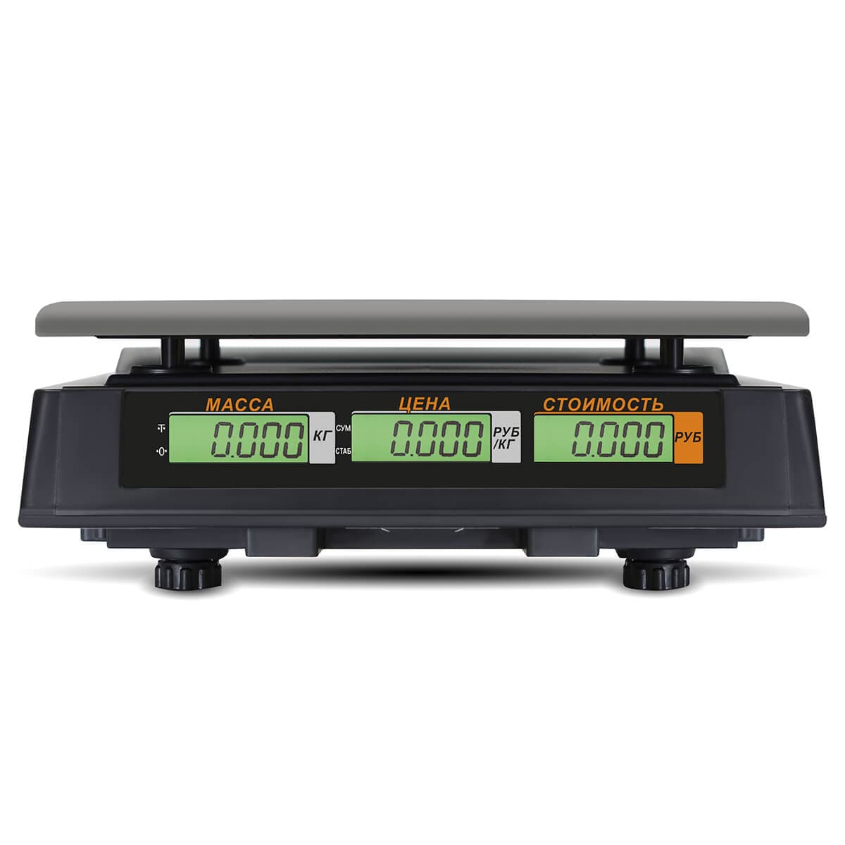 Весы торговые настольные M-ER 327 AC-15.2 "Ceed" LCD Черные