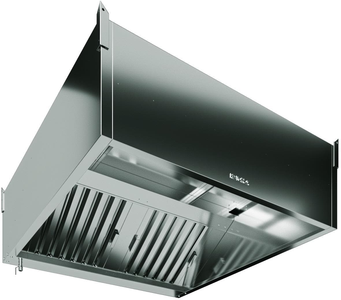 Зонт приточно-вытяжной пристенный Restoinox ЗПВПКП-23/08 с подсветкой